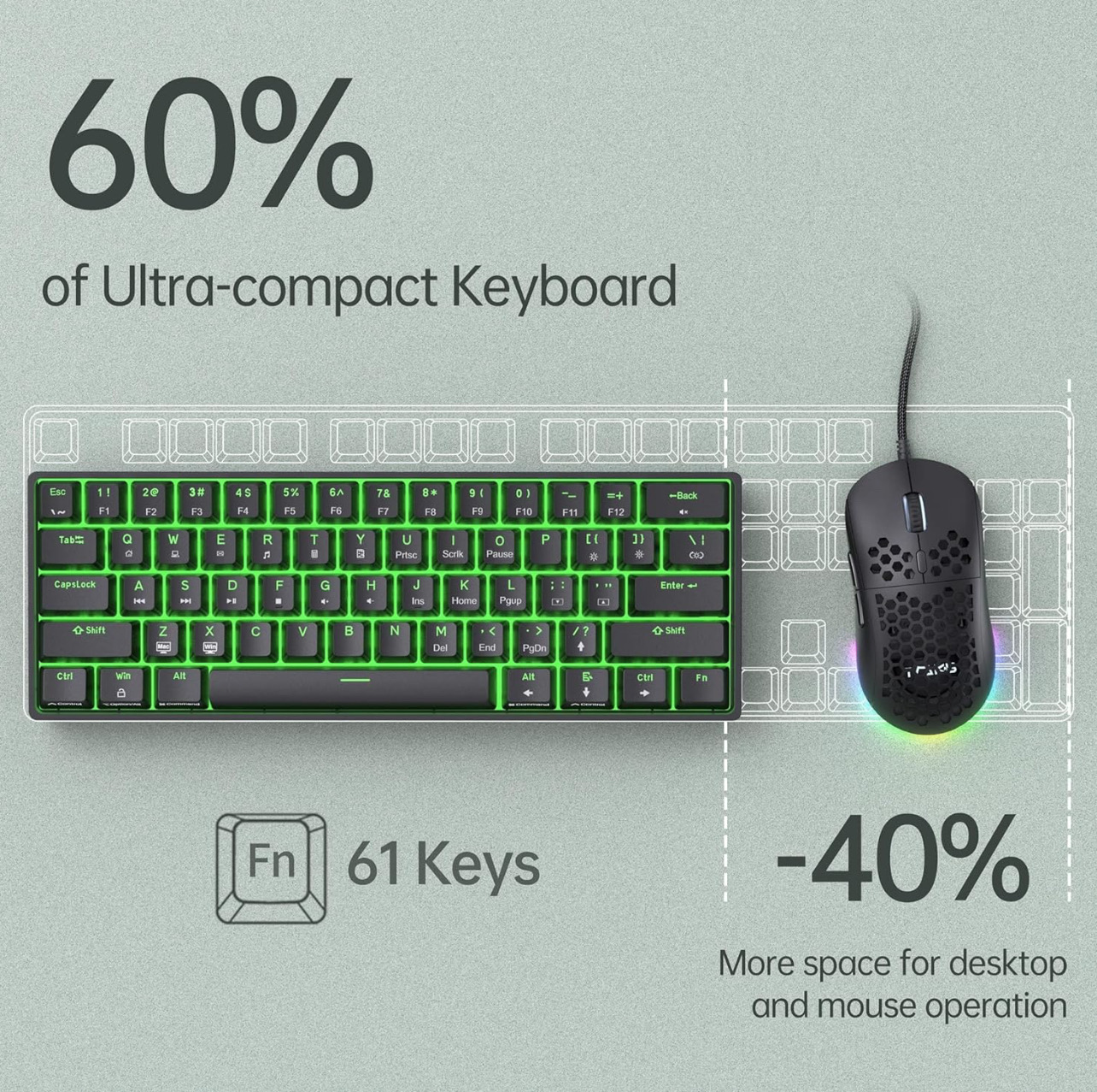 كيبورد DIERYA DK61SE